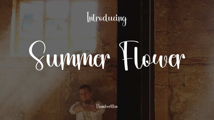 Summer Flower Font