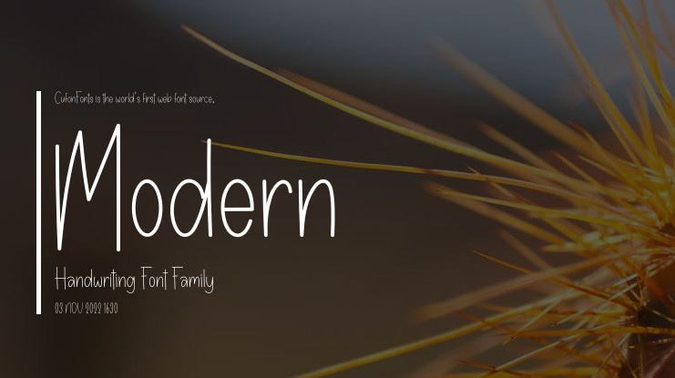 Modern Handwriting Font