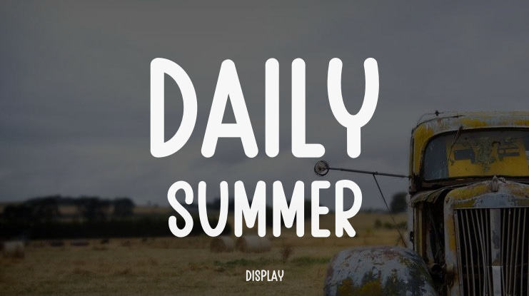 Daily Summer Font
