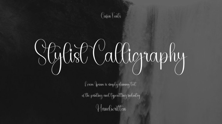 Stylist Calligraphy Font