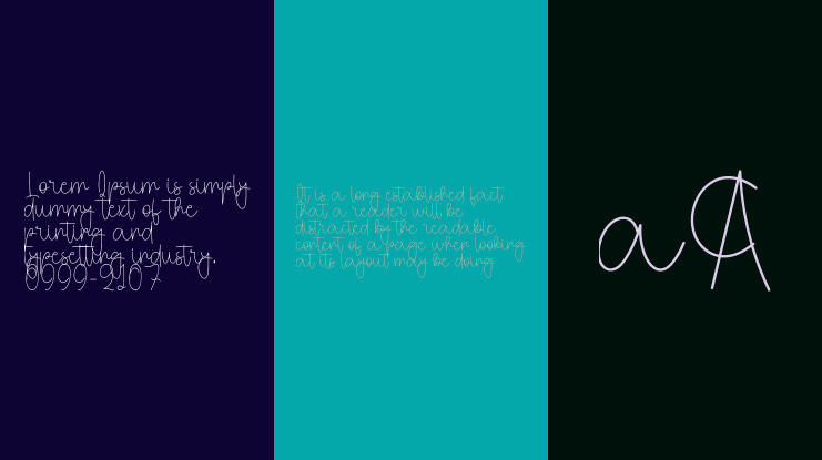 Together Signature Font