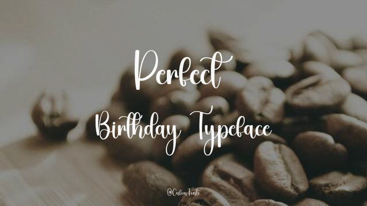 Perfect Birthday Font