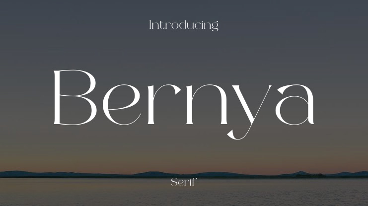 Bernya Font