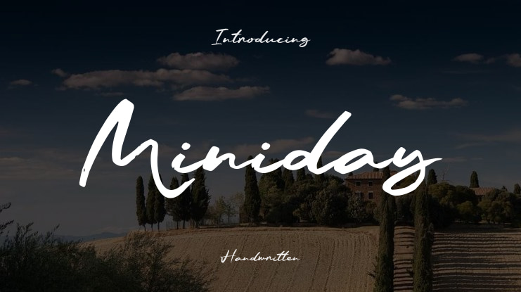 Miniday Font