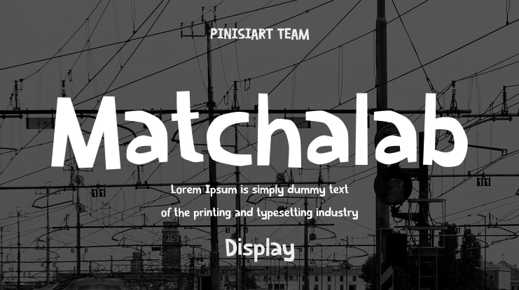 Matchalab Font