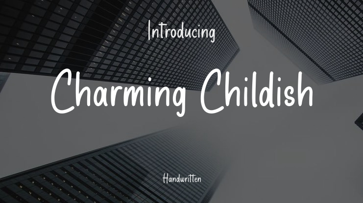 Charming Childish Font