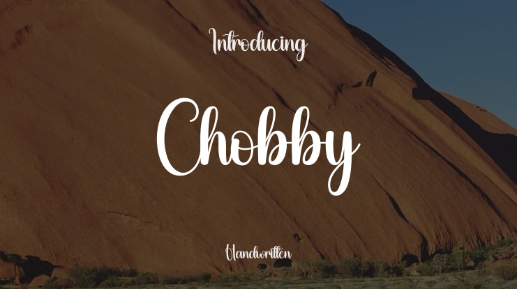 Chobby Font