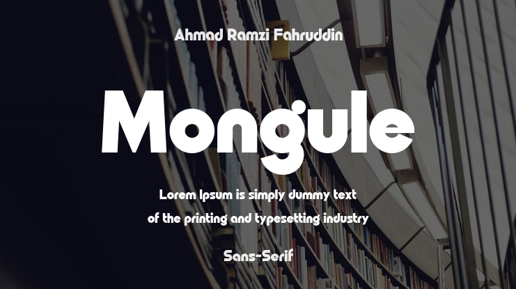 Mongule Font