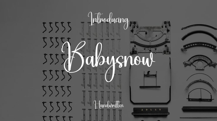 Babysnow Font