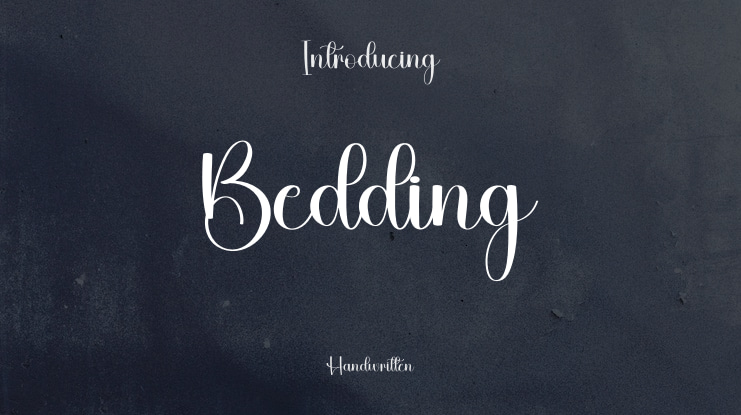 Bedding Font
