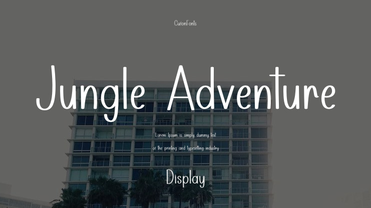 Jungle Adventure Font
