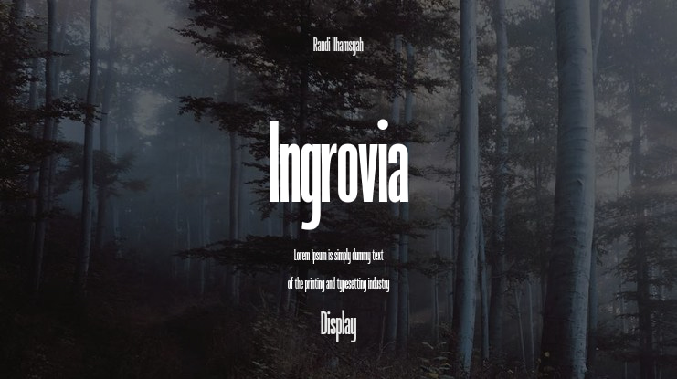 Ingrovia Font Family