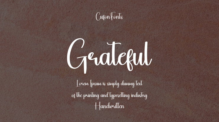 Grateful Font