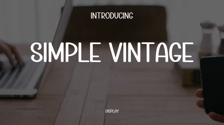 Simple Vintage Font