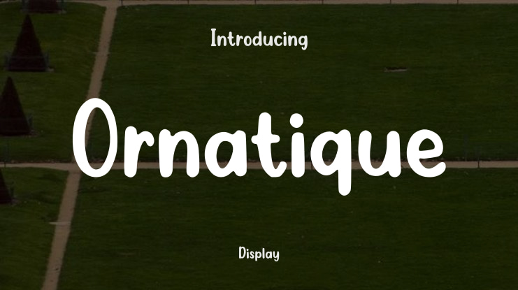 Ornatique Font Family
