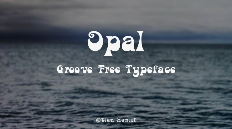 Opal Groove Free Font