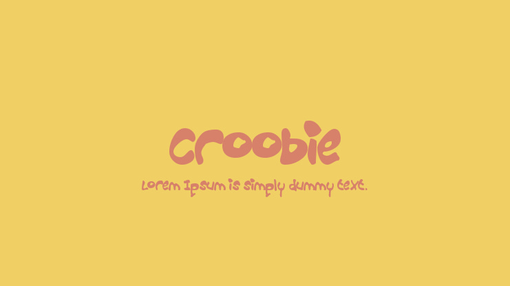 Croobie Font