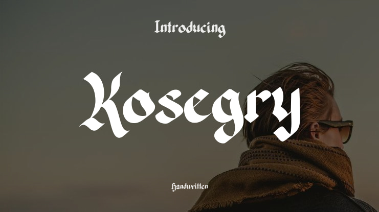 Kosegry Font