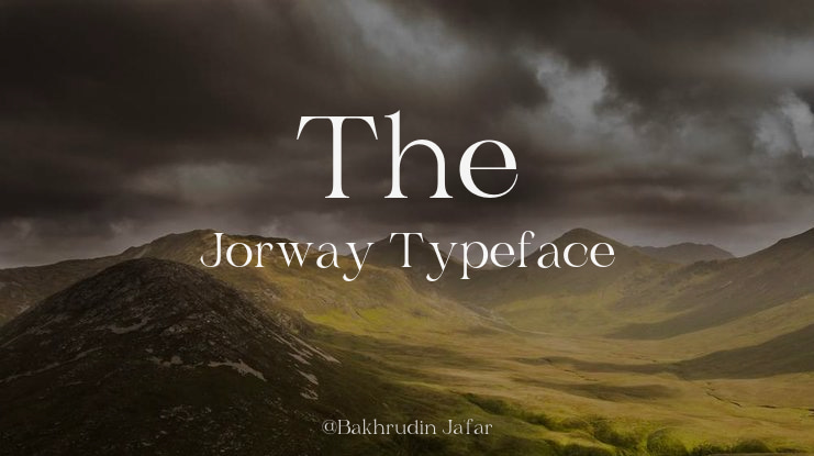 The Jorway Font Family