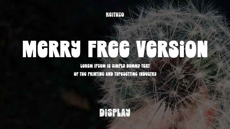 Merry Free Version Font