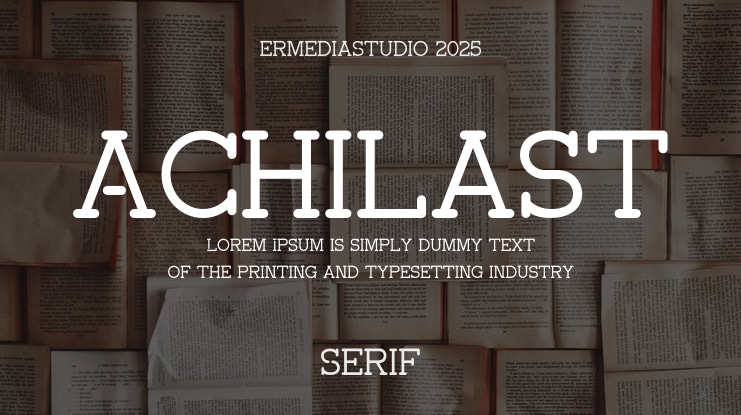 Achilast Font