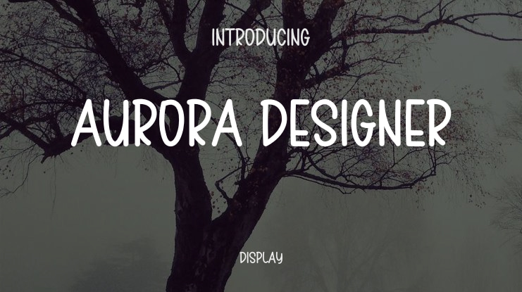 Aurora Designer Font
