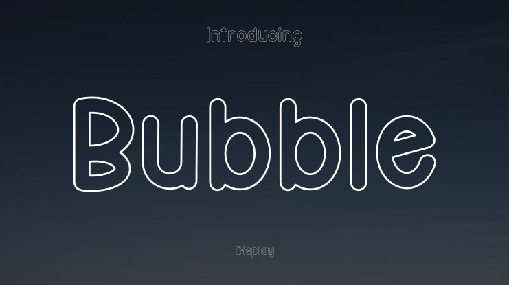 Bubble Font