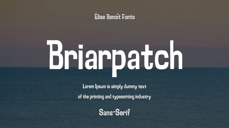Briarpatch Font