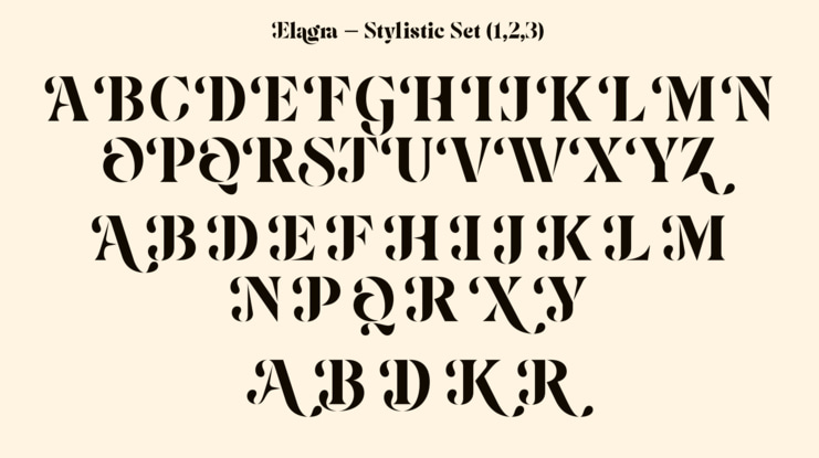 Elagra Font