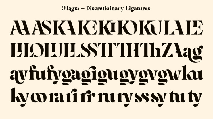 Elagra Font