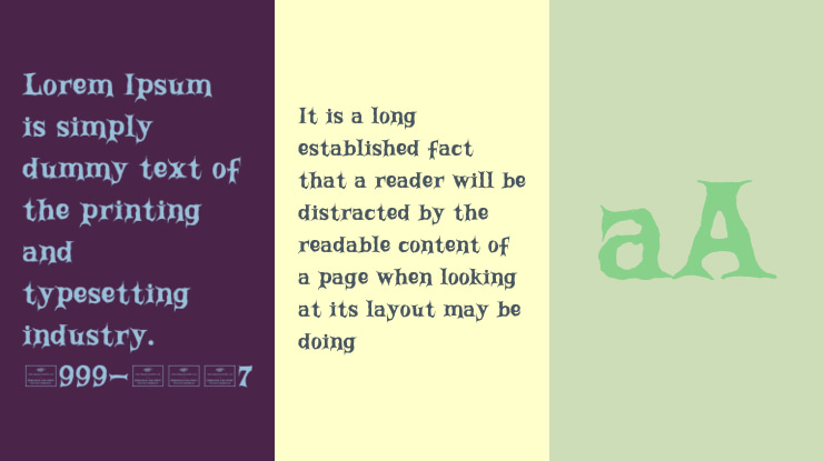 Broken Willow Free Font