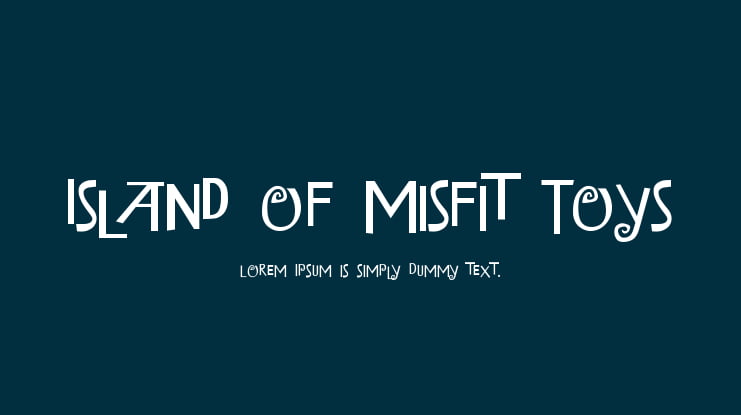 Island of Misfit Toys Font Family
