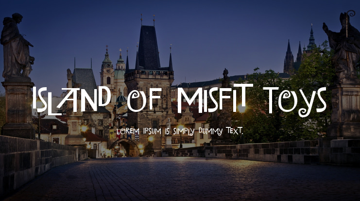 Island of Misfit Toys Font Family