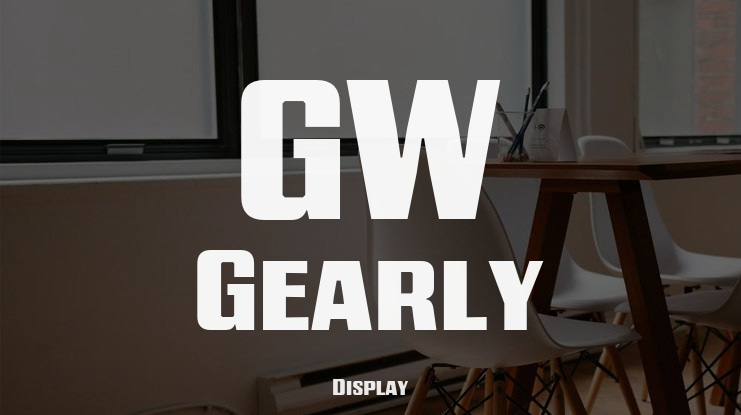 GW Gearly Font Family