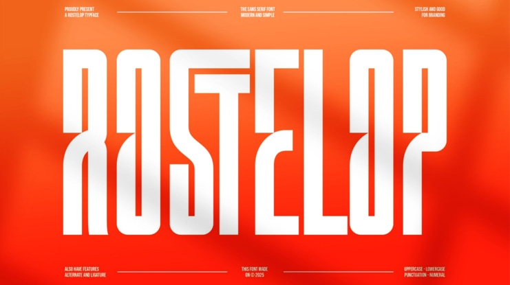 Rostelop Font