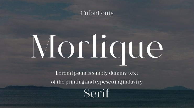 Morlique Font