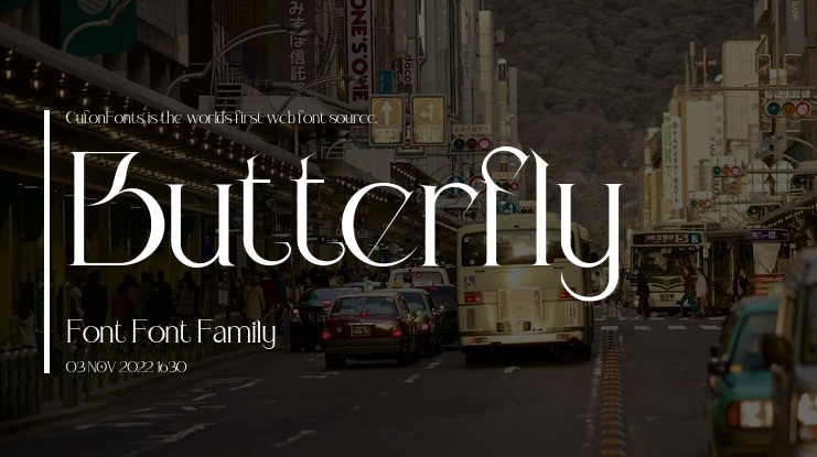 Butterfly Font