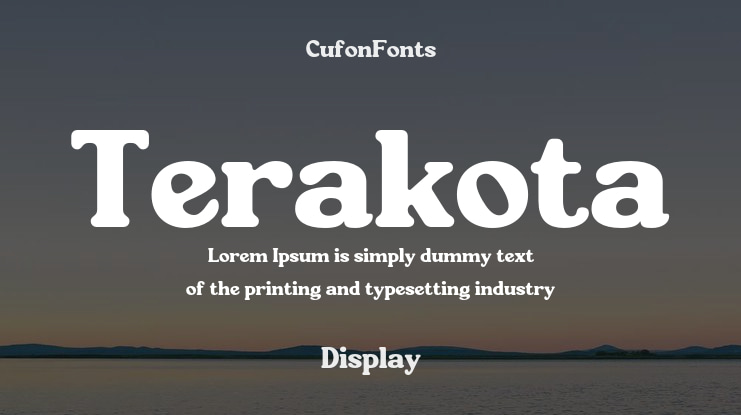 Terakota Font