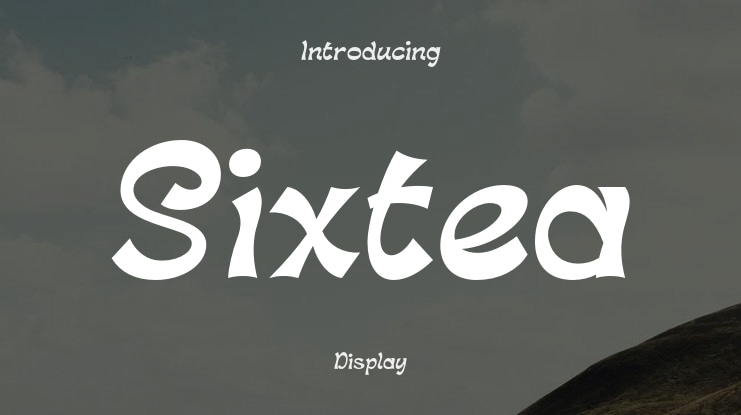 Sixtea Font
