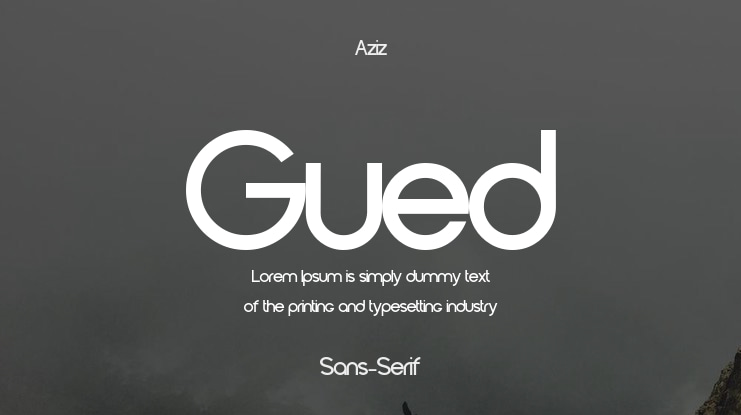 Gued Font Family