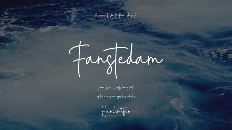 Fanstedam Font