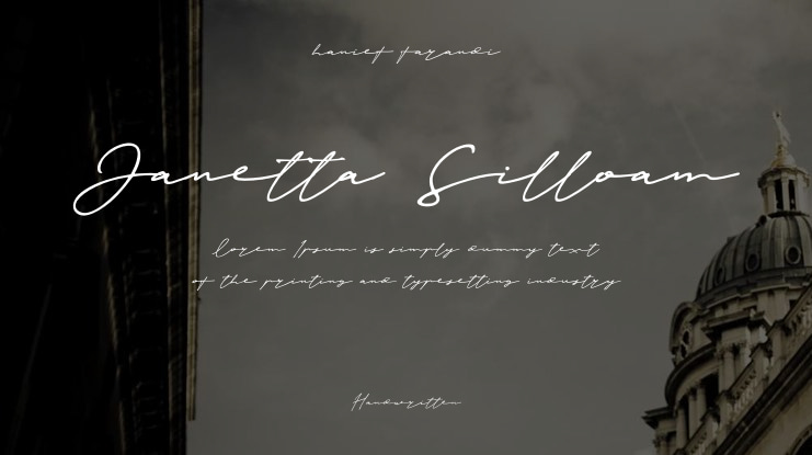 Janetta Silloam Font