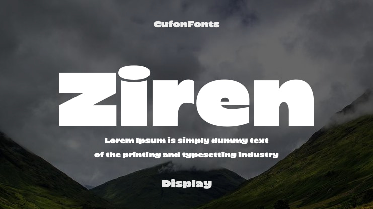 Ziren Font