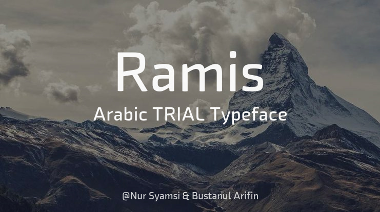 Ramis Arabic TRIAL Font