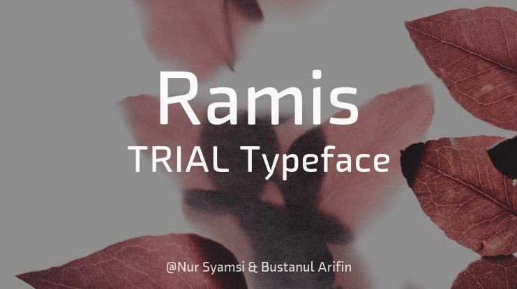 Ramis TRIAL Font