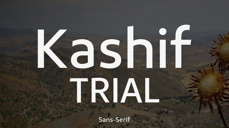 Kashif TRIAL Font