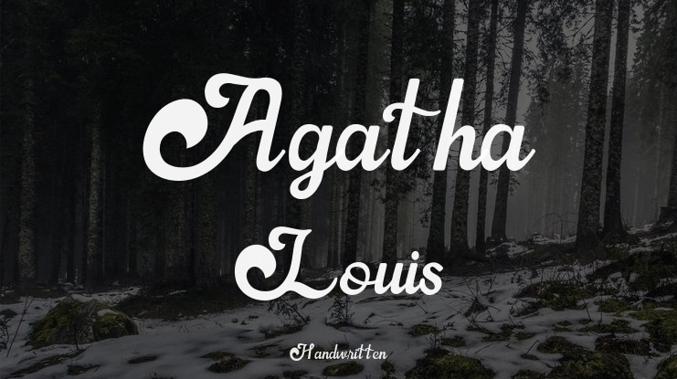 Agatha Louis Font