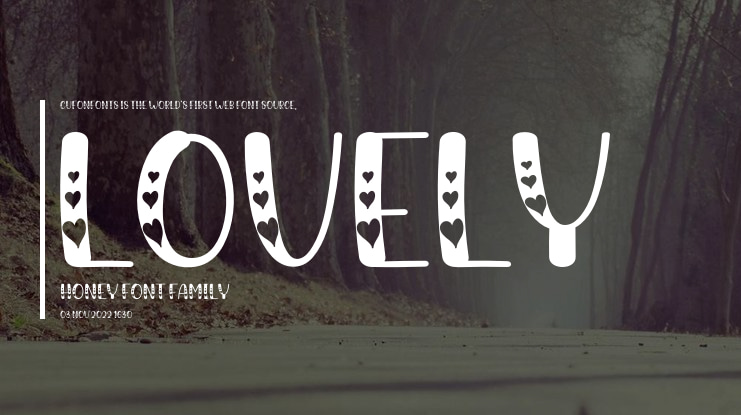 Lovely Honey Font