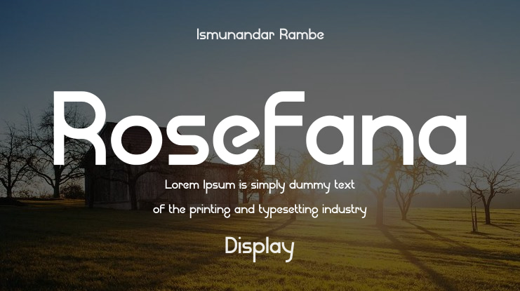 Rosefana Font