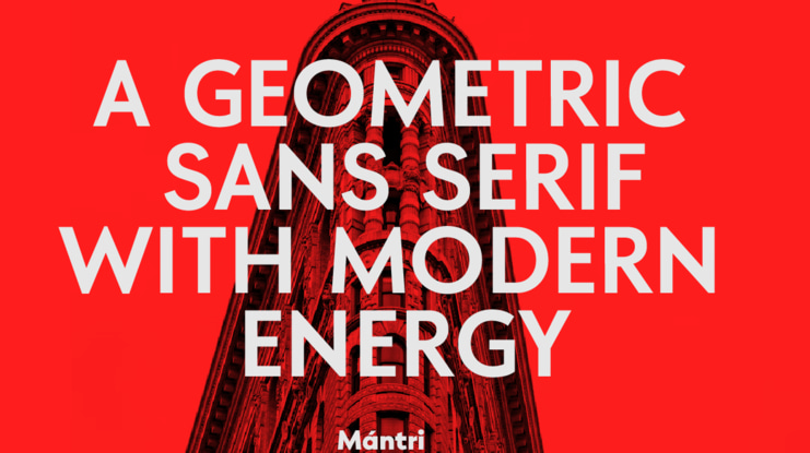 Mantri Geometric Sans Serif Font